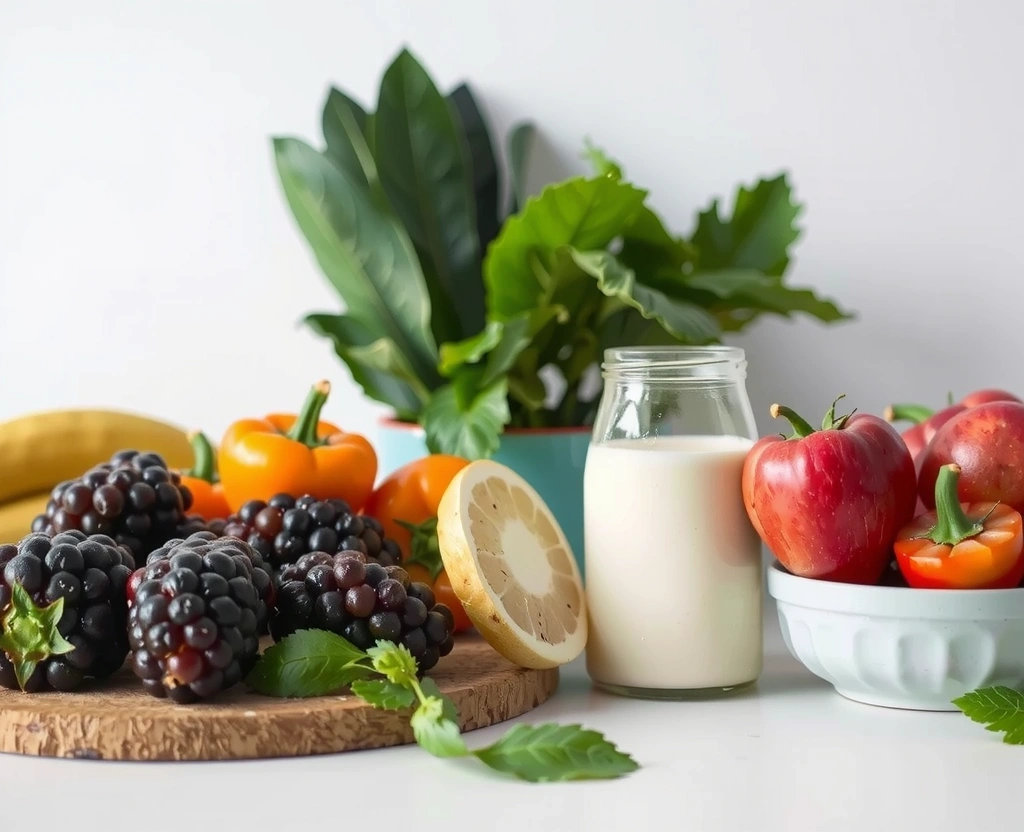 Gesunde Lebensweise in österreichischer Umgebung mit regionalen Produkten